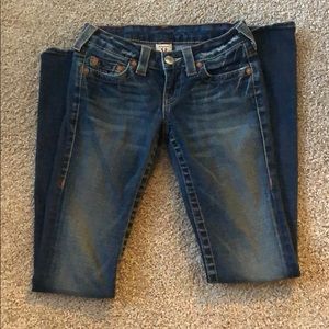 True Religion Distressed Slim Bootcut Women’s Jean